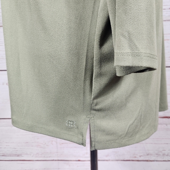 BANANA REPUBLIC Sage Green V-Neck Tunic - Picture 6 of 8